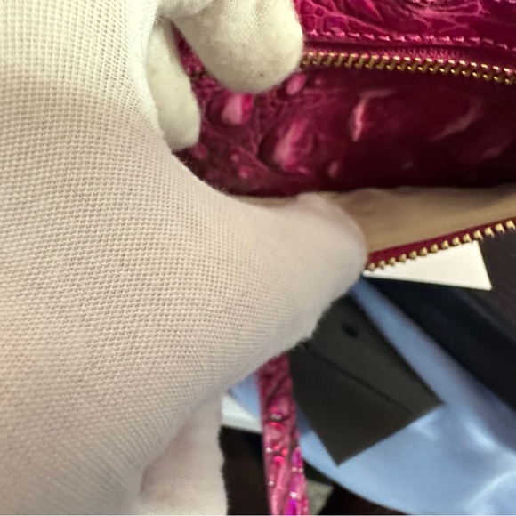 Pink Potion Brahmin Crossbody Purse Holographic & Irridecent Beauty - Picture 8 of 15